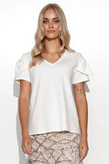 Makadamia stylish womens blouse  Adomoo
