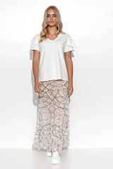 Makadamia stylish womens blouse  Adomoo