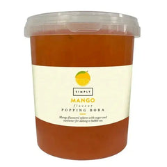 Mango Popping Boba 870g - Pack Of 4  Adomoo
