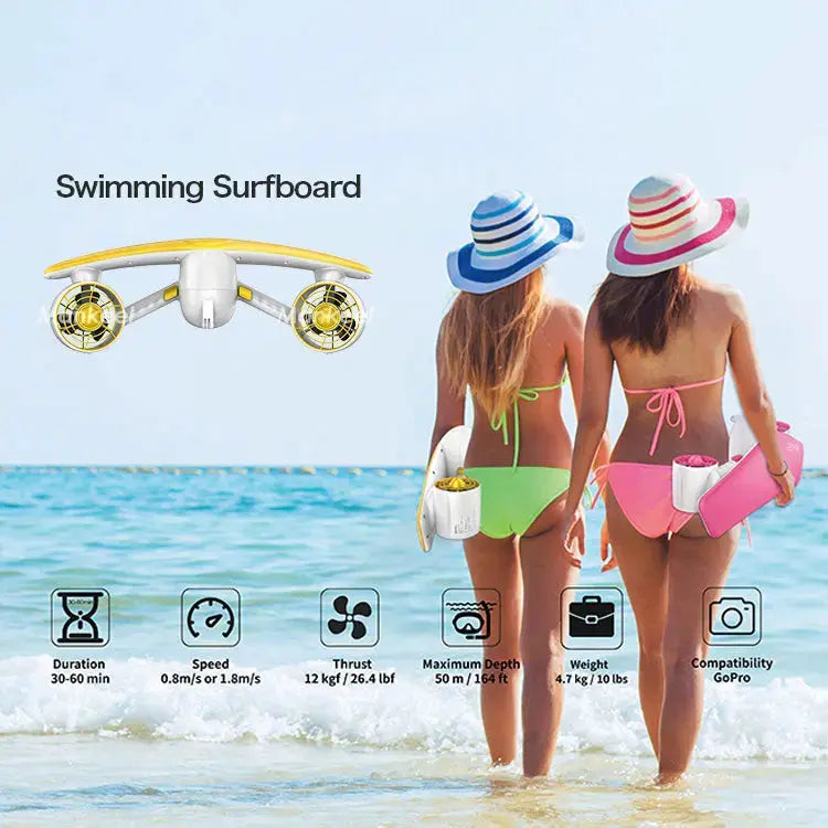 Mankeel W7 Sea Scooter 500W/480W Swimming Jet Board Electric Surfboard  Adomoo