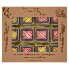 Margaret's Country Kitchen Strawberry and Lemon Fondant Fancy (Case of 12)  Adomoo