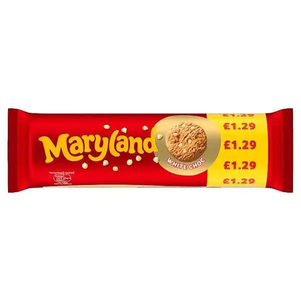 Maryland White Choc 200g (Case of 12)  Adomoo