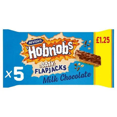 McVitie's Hobnobs 5 Oaty Flapjacks Milk Chocolate 131.8g (Case of 10)  Adomoo