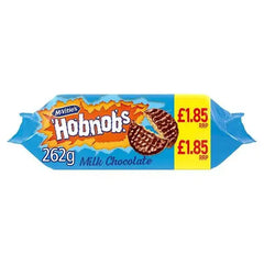 McVitie's Milk Chocolate Hobnobs Biscuits 262g (Case of 15)  Adomoo