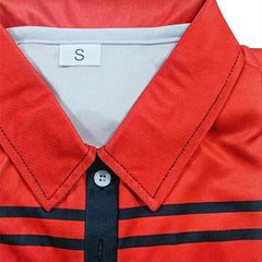 Men's Rugby Polo Shirt – Striped, Short Sleeve, Casual Athleisure  Adomoo