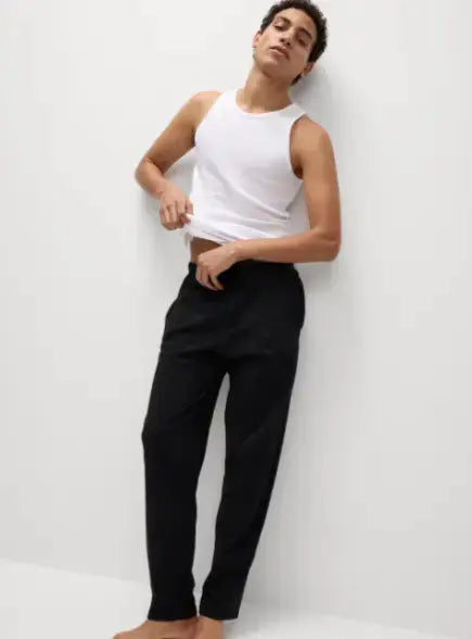 Mens 2pk Pure Cotton Pyjama Bottoms  Adomoo