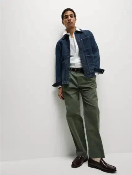 Mens Denim Jacket 100% Cotton  Adomoo