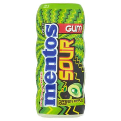 Mentos Sour Gum Green Apple Flavour 30g (Case of 10)  Adomoo