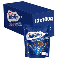Milky Way Magic Stars Milk Chocolate Bites Pouch Bag 100g (Caseof 12)  Adomoo