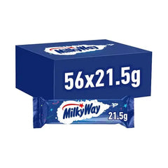 Milky Way Nougat & Milk Chocolate Snack Bar 21.5g (Case of 56)  Adomoo