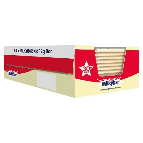 Milkybar Kid White Chocolate Bar 12g (Case of 54)  Adomoo