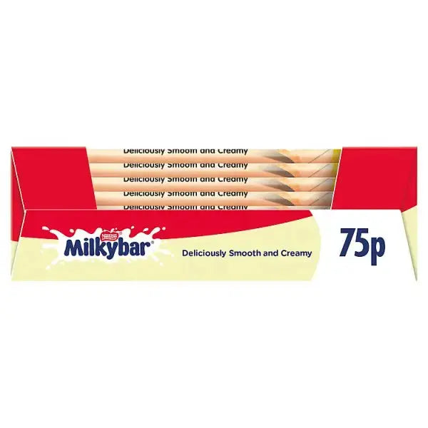 Milkybar White Chocolate Bar 25g PMP 75p (Case of 40)  Adomoo