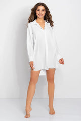 Momenti Per Me button closure and soft fabric nightgown  Adomoo