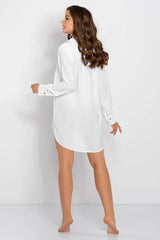 Momenti Per Me button closure and soft fabric nightgown  Adomoo
