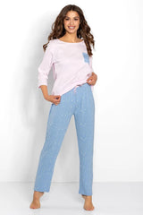 Momenti Per Me consisting blouse and pants womens pajamas  Adomoo