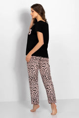 Momenti Per Me decorative blouse and pants ladies pyjamas  Adomoo
