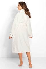 Momenti Per Me light ecru color bathrobe  Adomoo