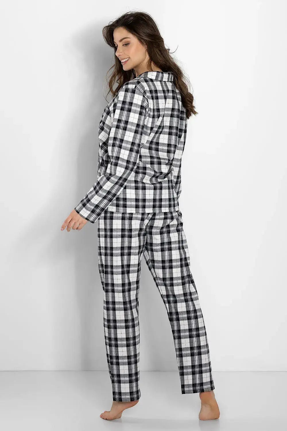 Momenti Per Me long-sleeved shirt and long pants womens pajamas  Adomoo