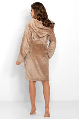 Momenti Per Me long sleeves and waist tie womens bathrobe  Adomoo