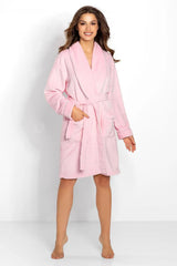 Momenti Per Me pink color womens bathrobe  Adomoo