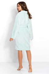 Momenti Per Me pockets and tie belt bathrobe  Adomoo