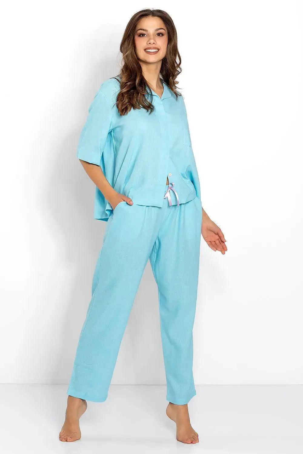 Momenti Per Me soft knit fabric womens pajamas  Adomoo