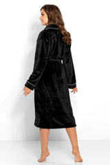 Momenti Per Me touch fabric womens bathrobe  Adomoo