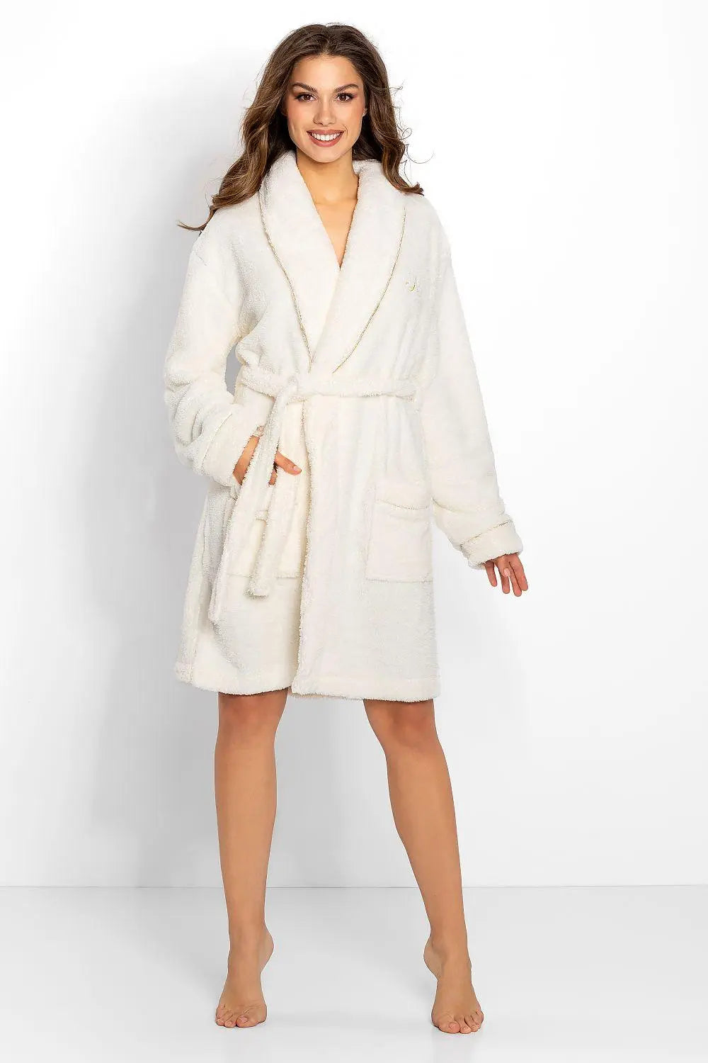 Momenti Per Me warm, fluffy, soft dressing gown bathrobe  Adomoo