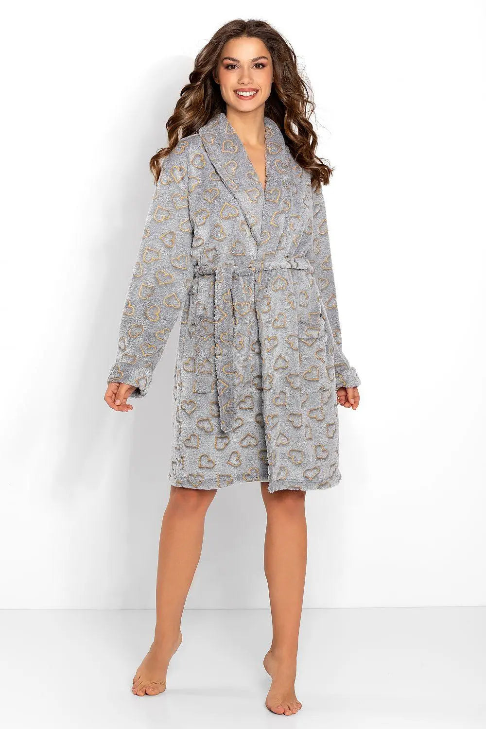 Momenti Per Me womens long-sleeved bathrobe  Adomoo