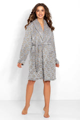 Momenti Per Me womens long-sleeved bathrobe  Adomoo