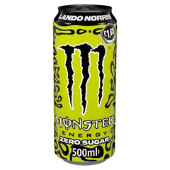 Monster Energy Drink Lando Norris Zero Sugar 500ml (Case of 12)  Adomoo