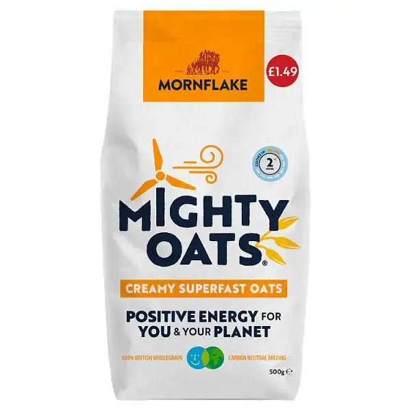Mornflake Mighty Oats Creamy Superfast Oats 500g (Case of 12)  Adomoo