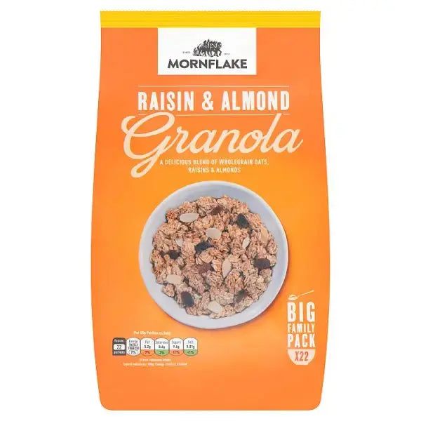 Mornflake Raisin & Almond Granola Big Family Pack 1kg  Adomoo
