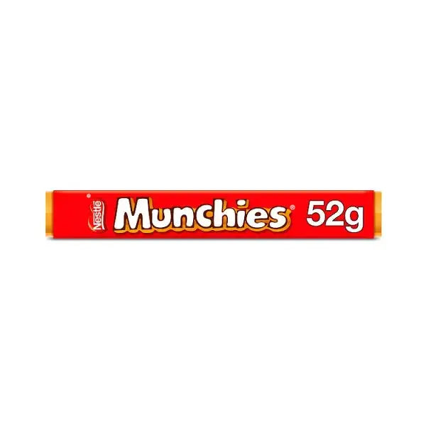 Munchies Milk Chocolate Tube 52g (Case of 36)  Adomoo
