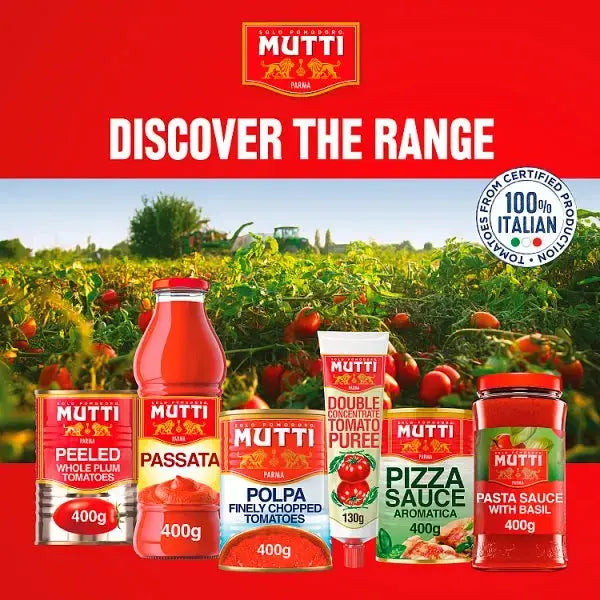 Mutti Pizza Sauce Aromatica with Oregano and Basil 400g (Case of 12)  Adomoo