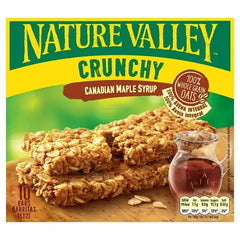 Nature Valley Crunchy Canadian Maple Syrup Cereal Bars  5 x 42g (210g) (Case of 5)  Adomoo