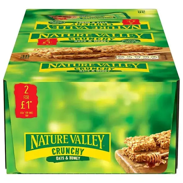 Nature Valley Crunchy Oats & Honey 18 x 42g (756g) (Case of 18)  Adomoo