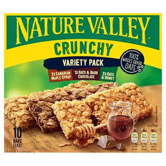 Nature Valley Crunchy Variety Cereal Bars Family Pack 5 x 42g (210g) (Case of 5)  Adomoo