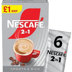 Nescafé 2 in 1 6 x 9g (54g) (Case of 11)  Adomoo