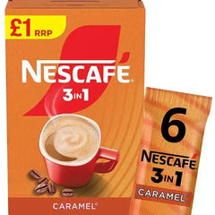 Nescafé 3 in 1 Caramel 6 x 16g (96g) (Case of 11)  Adomoo