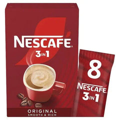Nescafé 3 in 1 Original 8 x 16g (128g) (Case of 8)  Adomoo