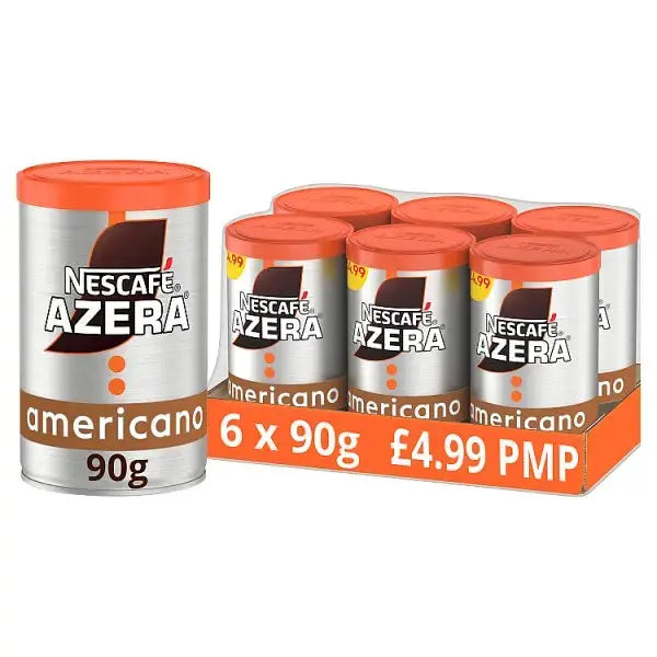 Nescafe Azera Americano Instant Coffee 90g (Case of 6)  Adomoo