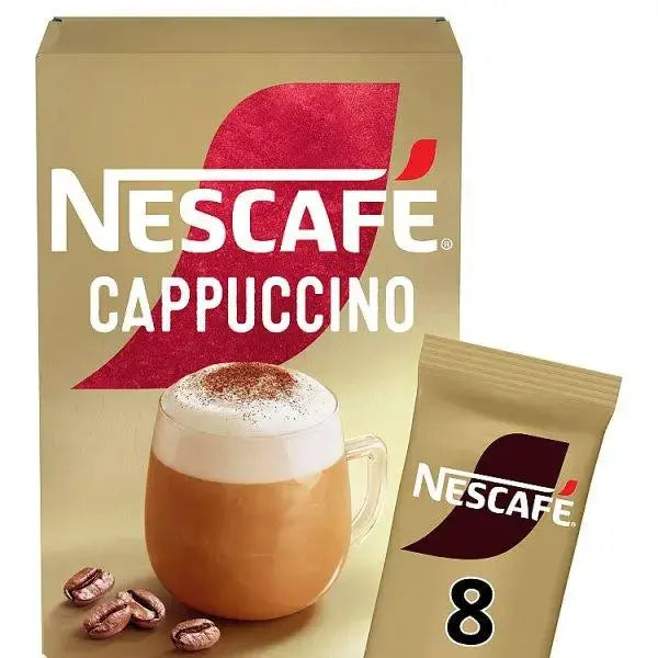Nescafe Cappuccino Instant Coffee 8 x 15.5g Sachets £2.49 PMP (Case of 6)  Adomoo