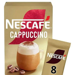 Nescafe Cappuccino Instant Coffee 8 x 15.5g Sachets £2.49 PMP (Case of 6)  Adomoo