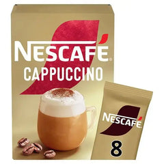 Nescafe Cappuccino Instant Coffee 8 x 15.5g Sachets (Case of 6)  Adomoo