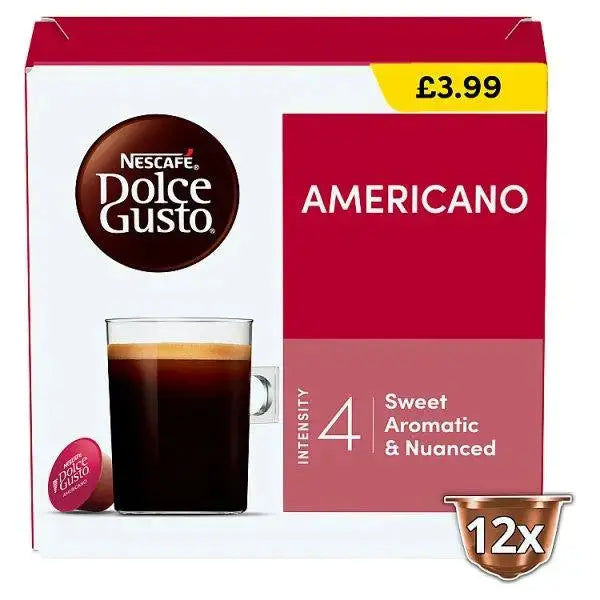 Nescafé Dolce Gusto Americano 12 x 8g = 96g  Adomoo