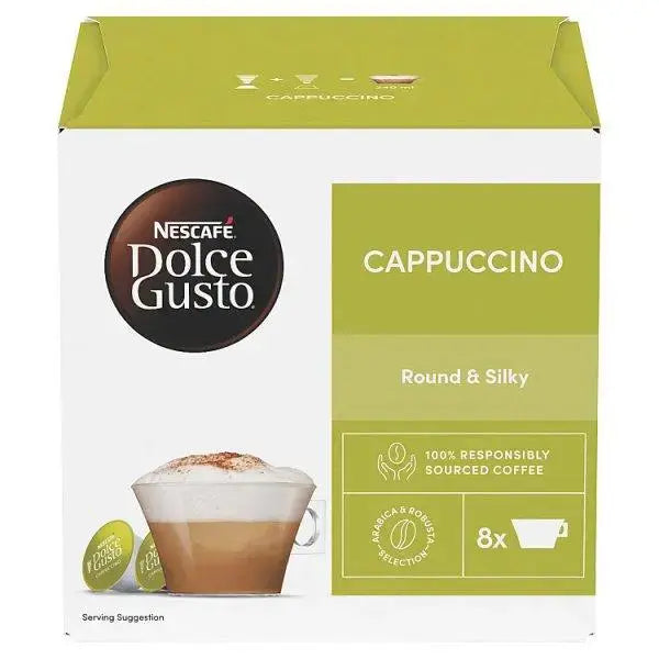 Nescafe Dolce Gusto Cappuccino coffee pods X16  Adomoo