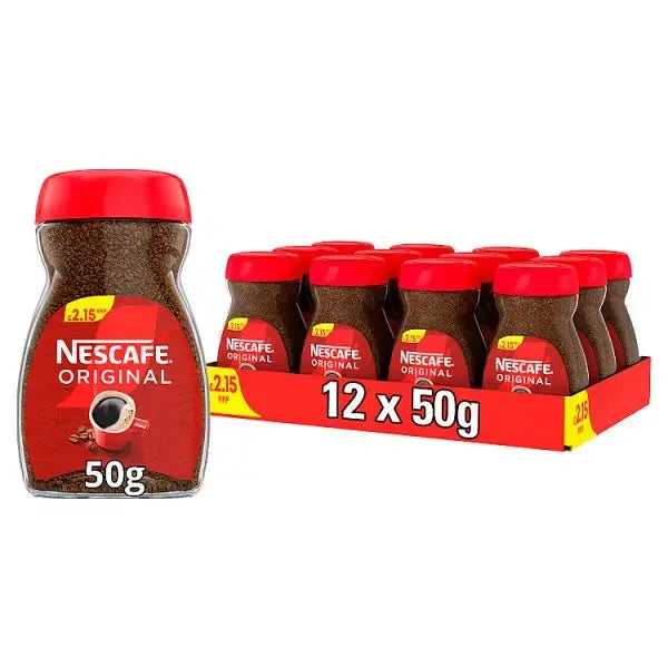 Nescafe Original 50g (Case of 12)  Adomoo