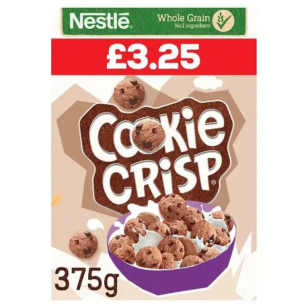 Nestlé Cookie Crisp Chocolate Cereal 375g (Case of 6)  Adomoo
