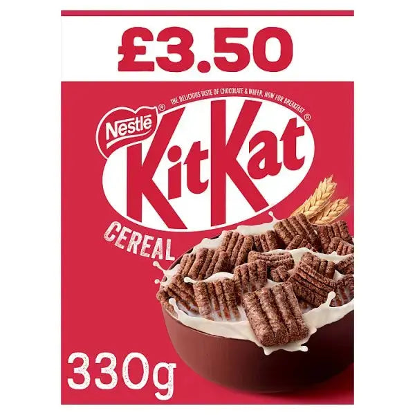Nestle KitKat Milk Chocolate Cereal 330g (Case of 7)  Adomoo